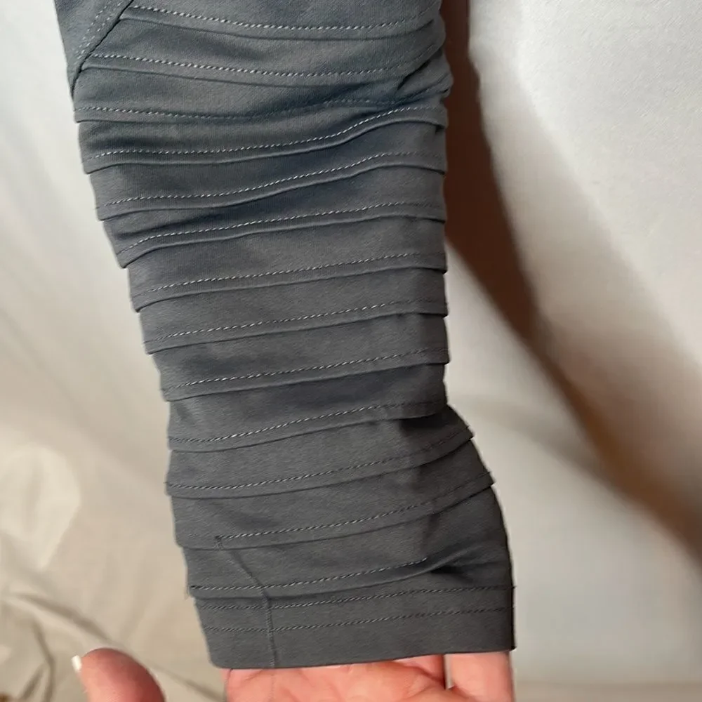 Justice Active Full Length Grey Girls Leggings. Size 12.